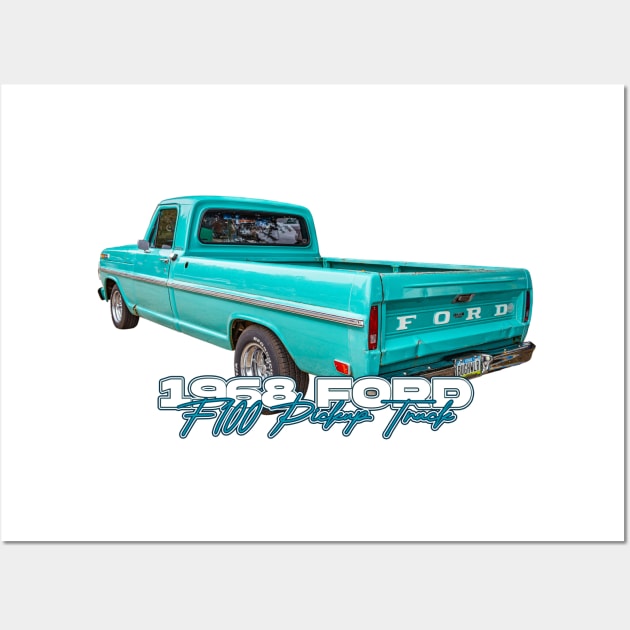 1968 Ford F100 Pickup Truck Wall Art by Gestalt Imagery